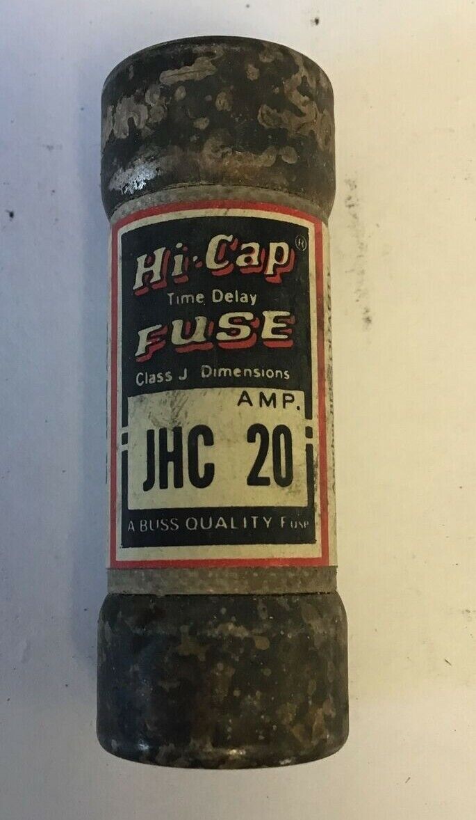 BUSS JHC 20 HI-CAP FUSE 600VAC TIME DELAY****LOTOF5****