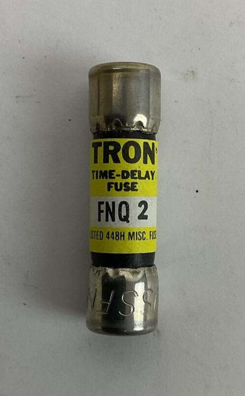 TRON FNQ2 TIME-DELAY FUSE 2AMP 50VAC (LOT OF 8)