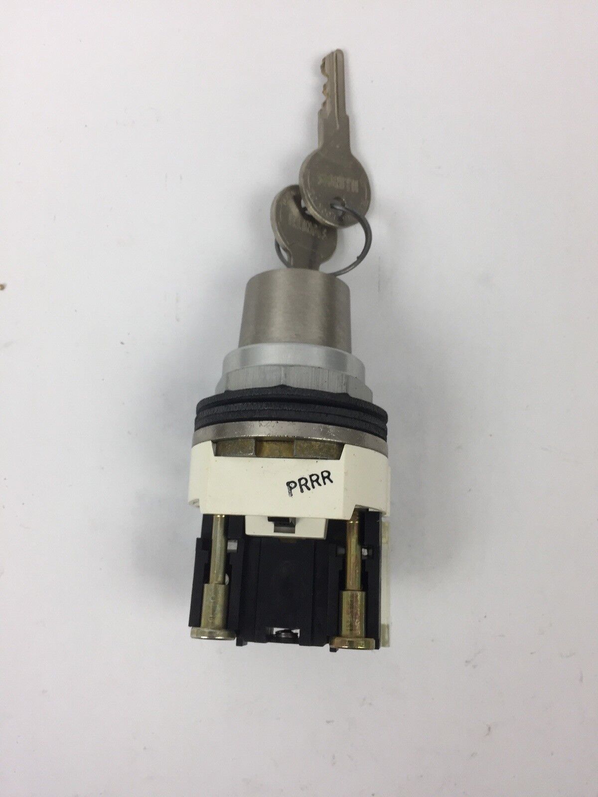 ALLEN BRADLEY 800T-H51A SELECTOR SWITCH SER T KEY 2 POSITION SPRING RETURN