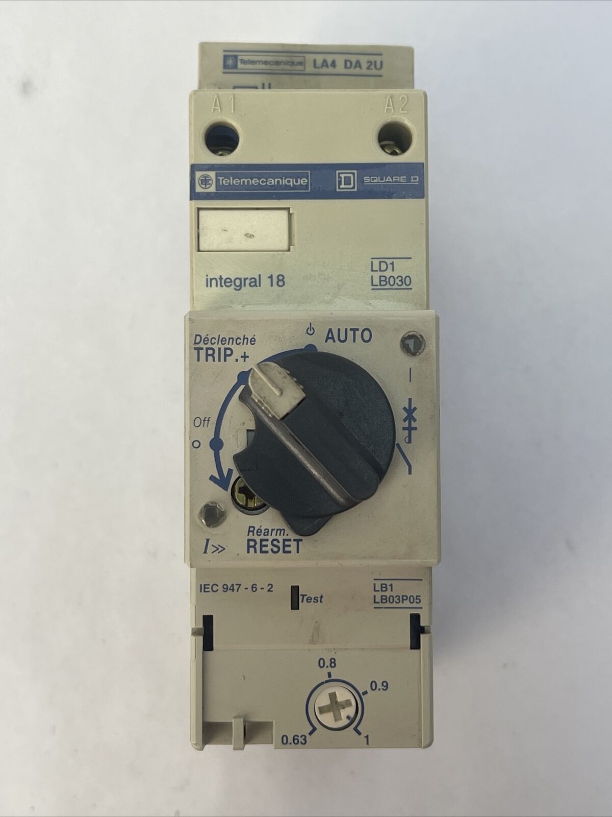 TELEMECANIQUE LD1 LB030 600VAC 15HP COIL 115-120V 60HZ LB1 LB03P05 0.63-1.0A