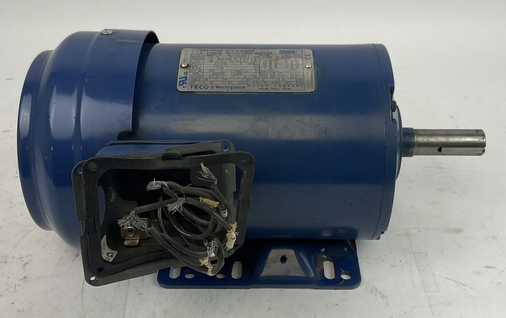 WESTINGHOUSE GP1/54 3PH INDUCTION MOTOR 1 1/2HP 4POLE 230/460V4.03/2.02A 1740RPM