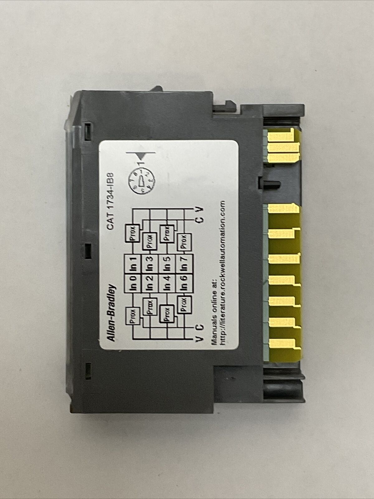 ALLEN BRADLEY 1734-IB8 INPUT MODULE SER D FW 3.022