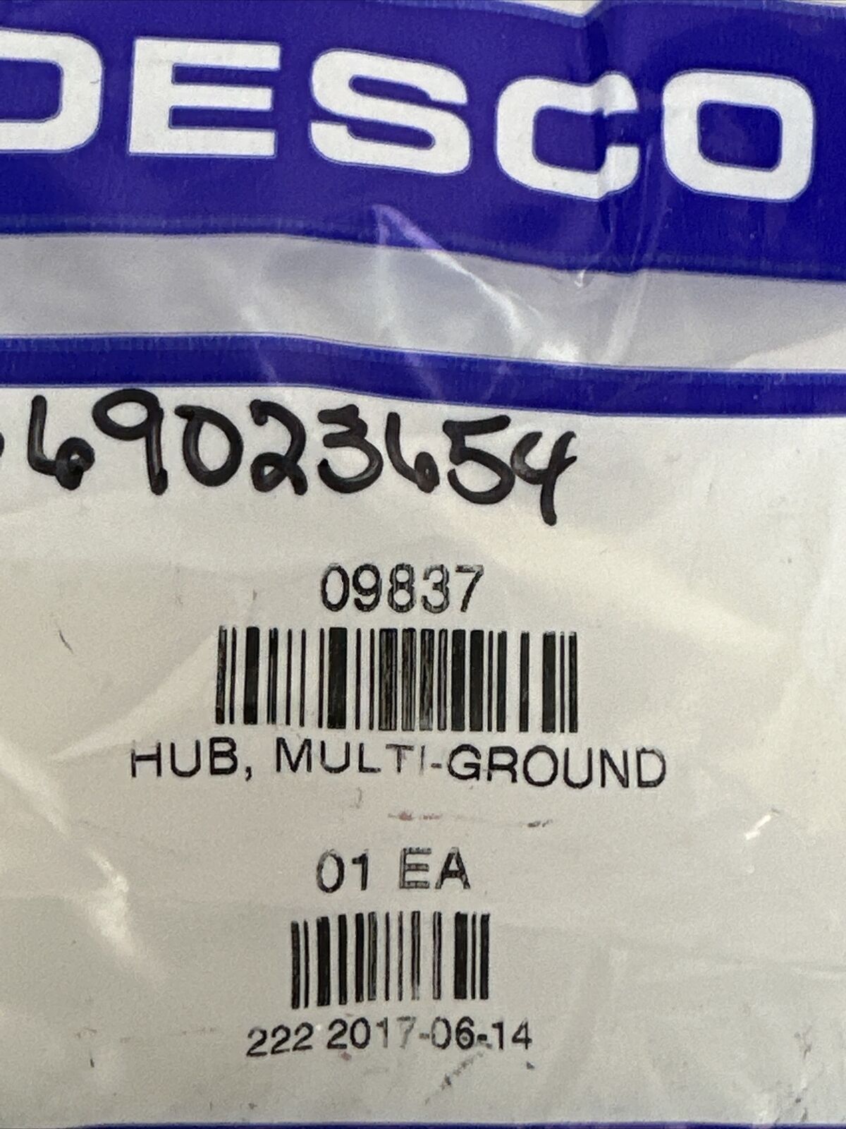 DESCO 09837 HUB MULTI GROUND