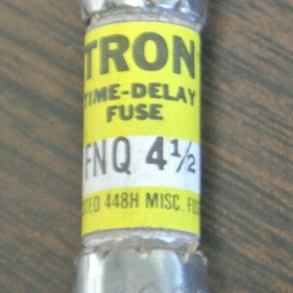 LOT of 3 / BUSS FNQ-4-1/2 TIME-DELAY FUSE 4-1/2A / 500V / NEW SURPLUS
