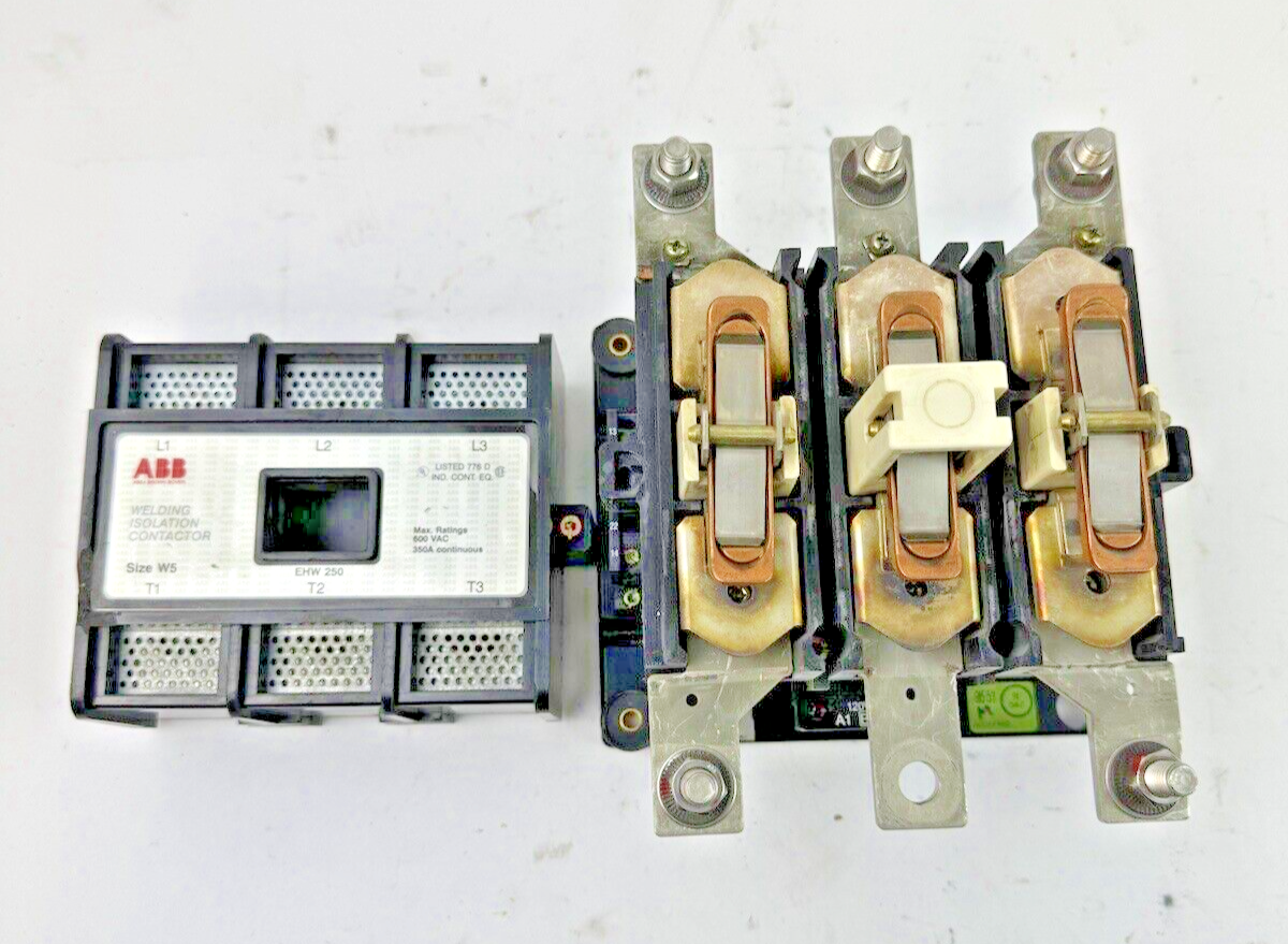 ABB - EHW 250 - WELDING ISOLATOR CONTACTOR - SIZE W5, 120V COIL SK 826 100-BG
