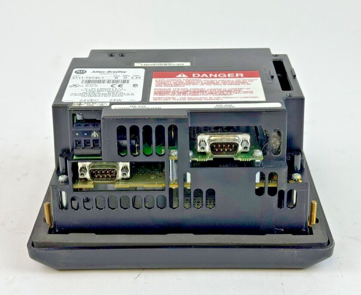 ALLEN-BRADLEY - 2711-T6C9L1 SER. B FRN: 4.43 - PANELVIEW 600 - 6" TOUCHSCREEN