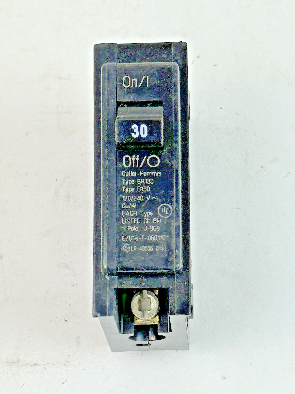 CUTLER-HAMMER *BOX OF 9* - BR130 - 30 A, 1 POLE, 120/240 VAC CIRCUIT BREAKERS