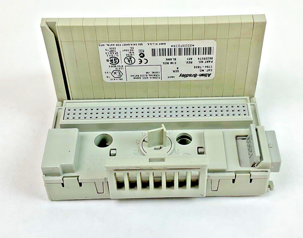 ALLEN BRADLEY 1794-IB16 SINK SER.A REV.A01 FWR BLNK 1794-TB3S TERM. BLOCK SER.A