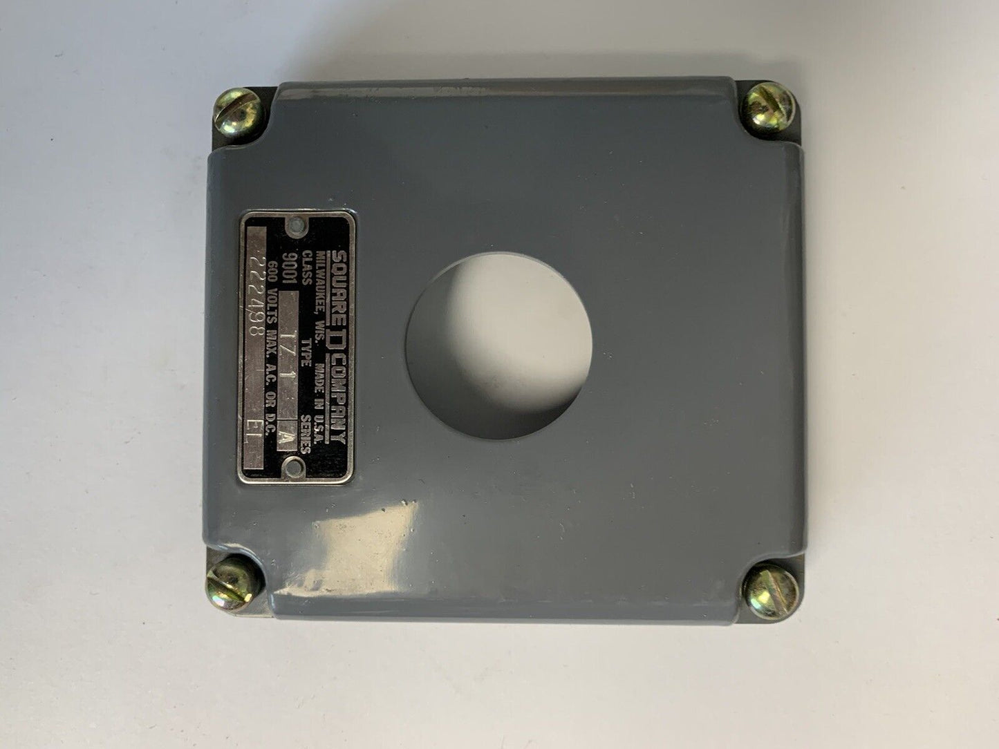 Square D 9001 TZ1 Series A Flush Plate (With Gasket)