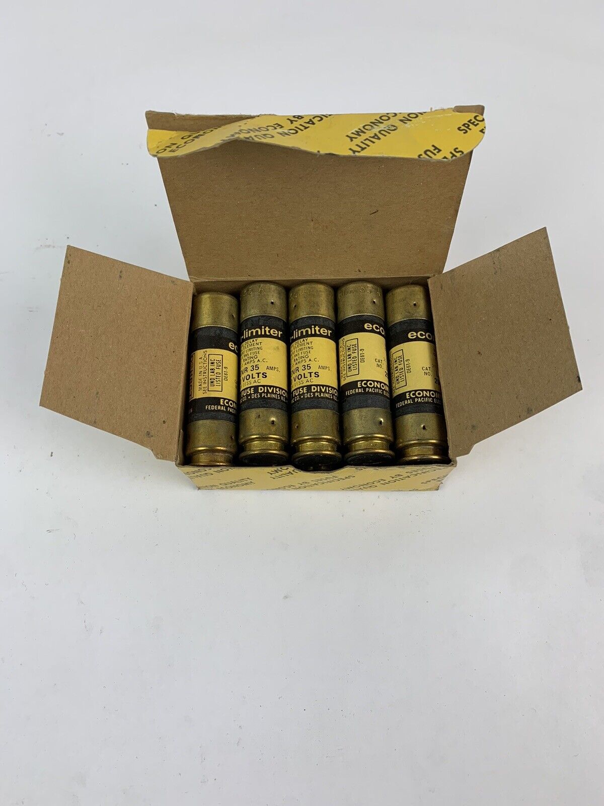 Economy Fuse econ-limiter LENR35 35A 250V Fuse "Lot of 10"