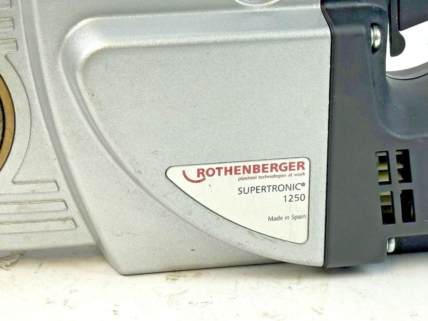 ROTHENBERGER - SUPERTRONIC 1250 -1.1/4" - PORTABLE PIPE THREADING MACHINE/ KIT