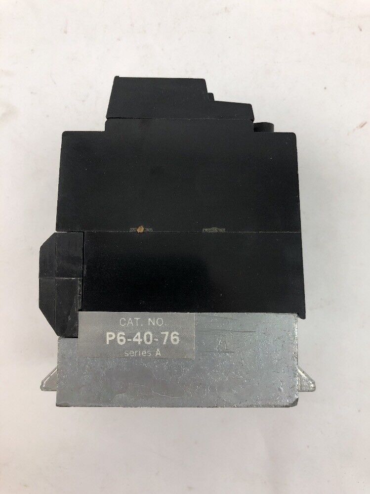 Sylvania P6-40-76 P6 Control Relay 4 N.O. Poles 120 V 60 HZ Series A NAED 48015
