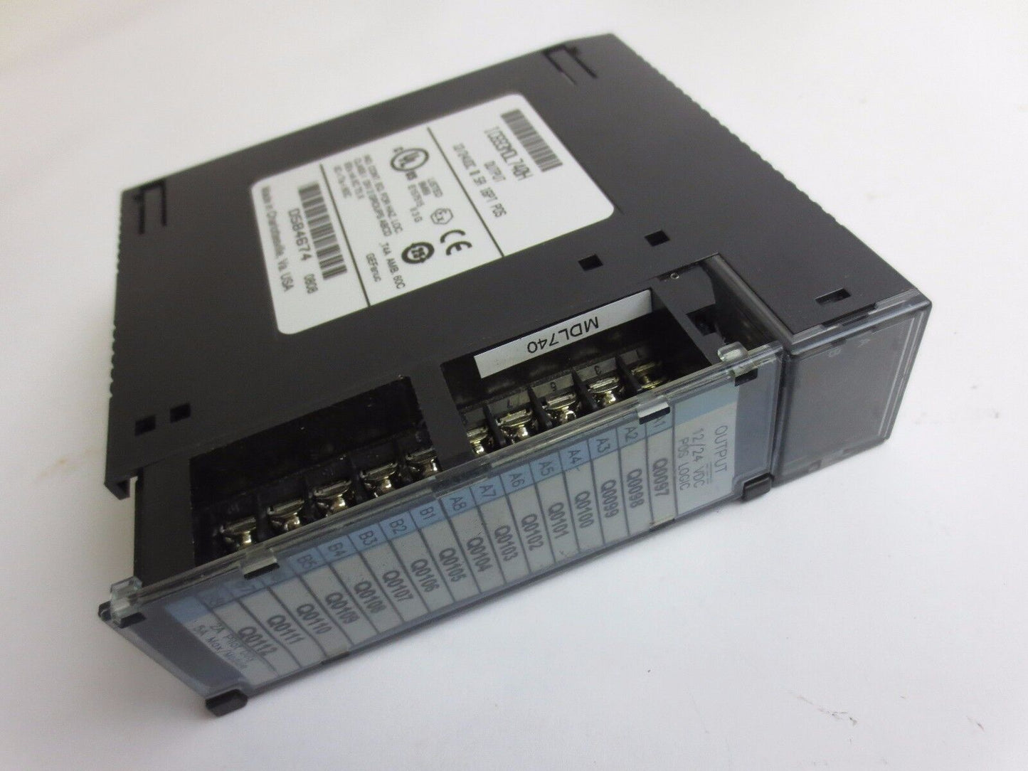 GE FANUC IC693MDL740H - OUTPUT MODULE - 12/24VDC, 0.5A, 16PT, POS