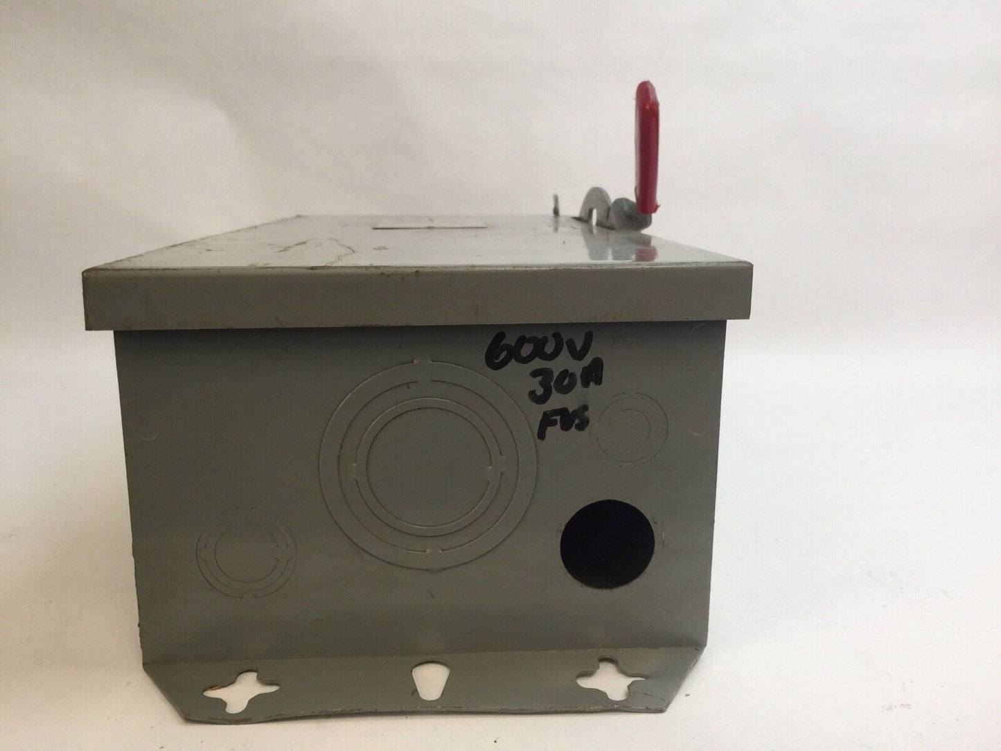 WESTINGHOUSE HFN361 FUSIBLE HD SAFETY SWITCH 600VAC 30AMP TYPE 1 ENCLOSURE 20HP