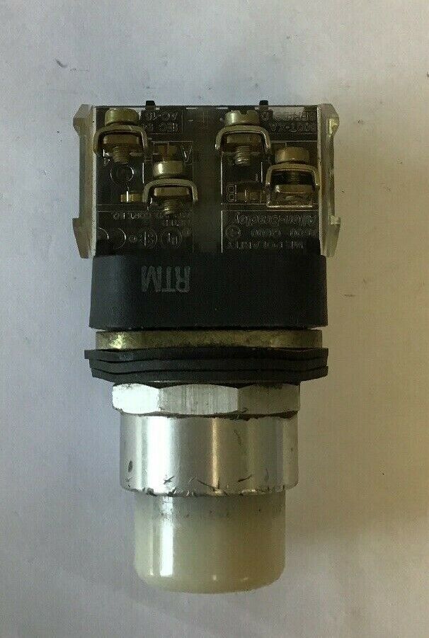 ALLEN BRADLEY 800T-PT16 SER.T WHITE PUSH BUTTON 120V **(LOTOF2)**