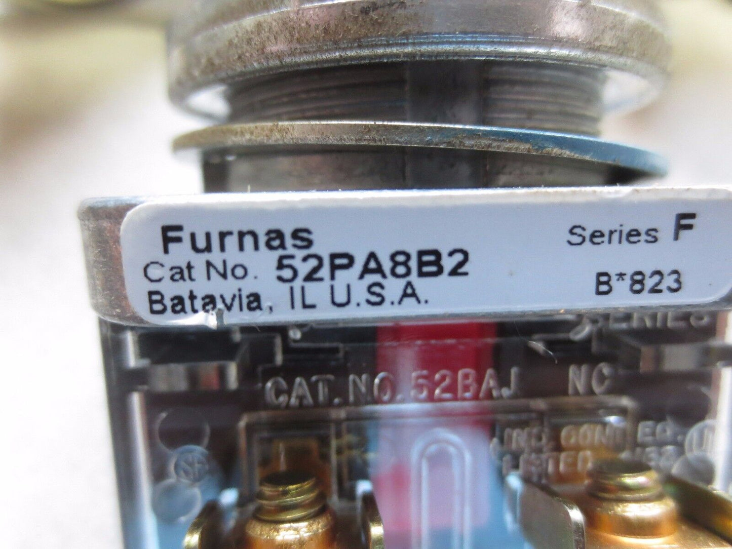 FURNAS 52PA8B2 Ser. F - PUSH BUTTON, RED