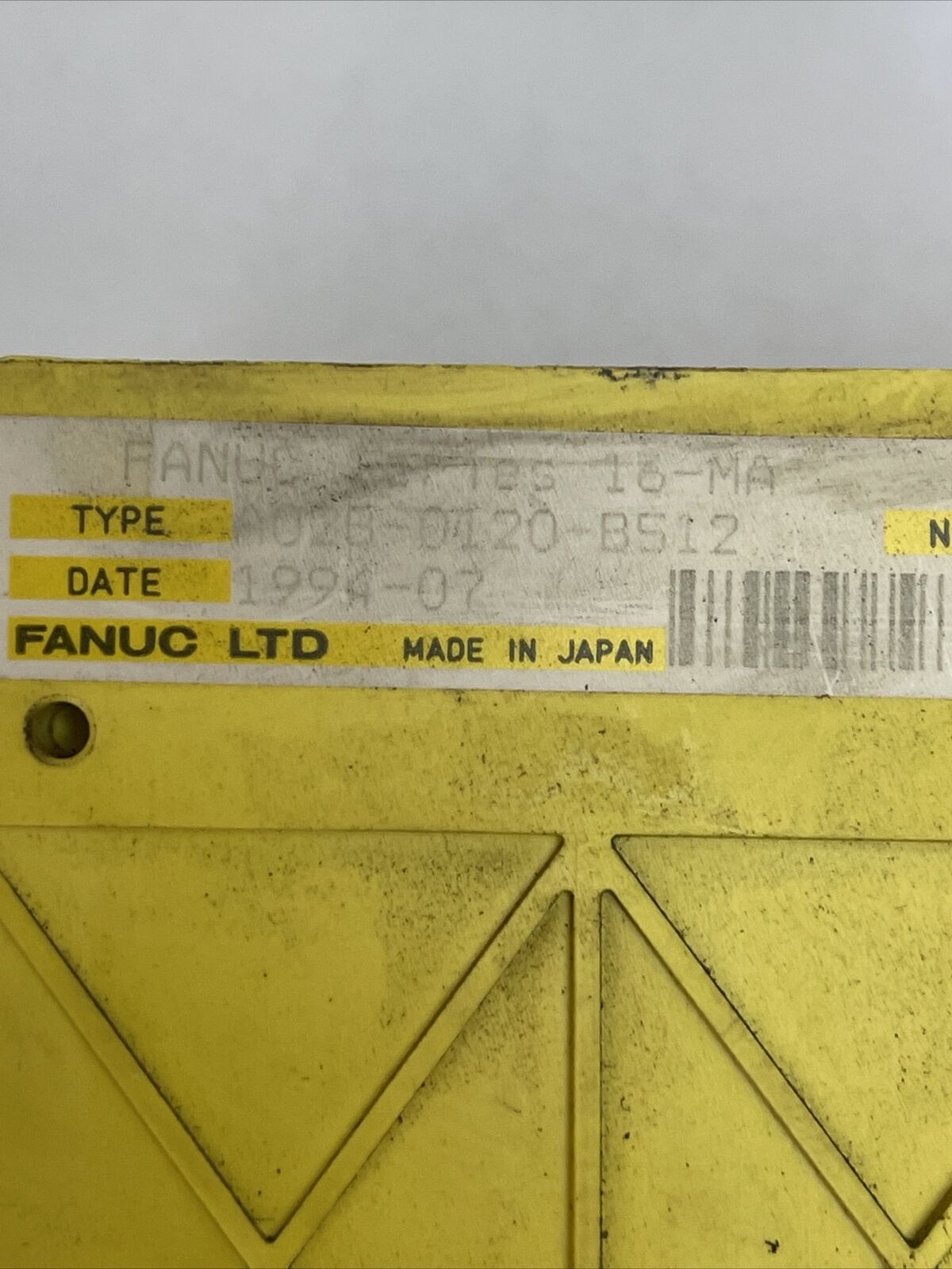FANUC A02B-0120-B512 PSU 4 SLOT RACK