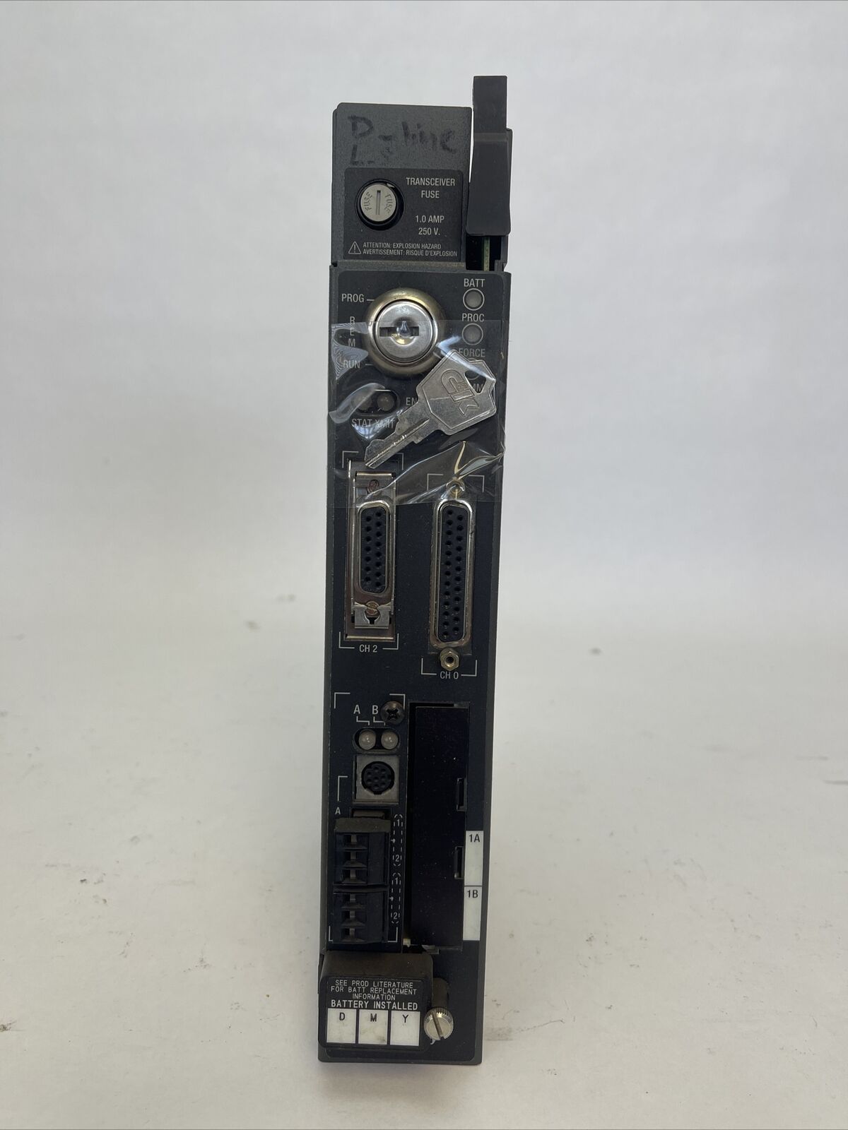 ALLEN BRADLEY 1785-L80E/E ETHERNET PLC-5 CONTROLLER REV Y01 SERIES E F/W REV J