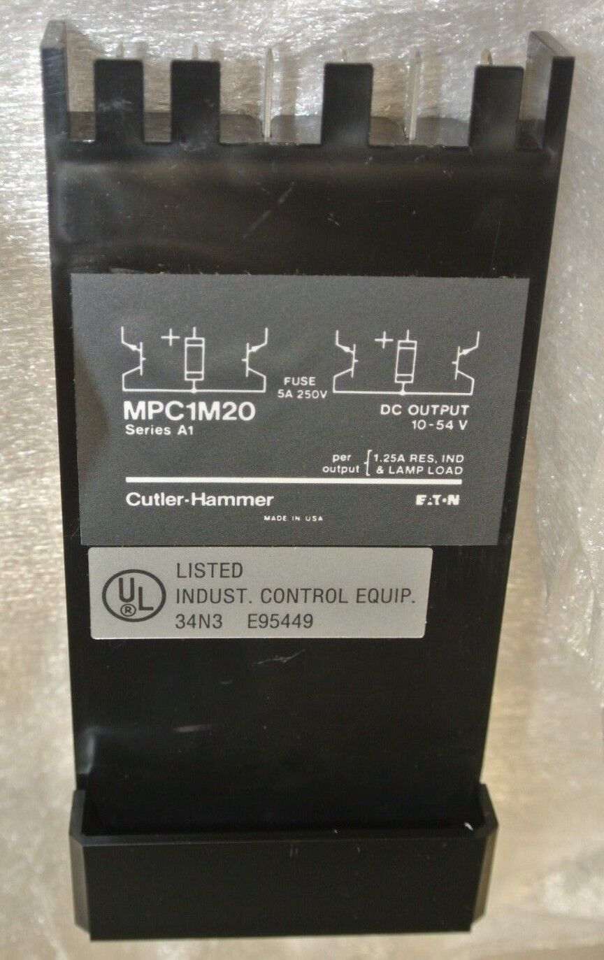 CUTLER-HAMMER MPC1M20 OUTPUT MODULE / 10-54VDC / NEW SURPLUS