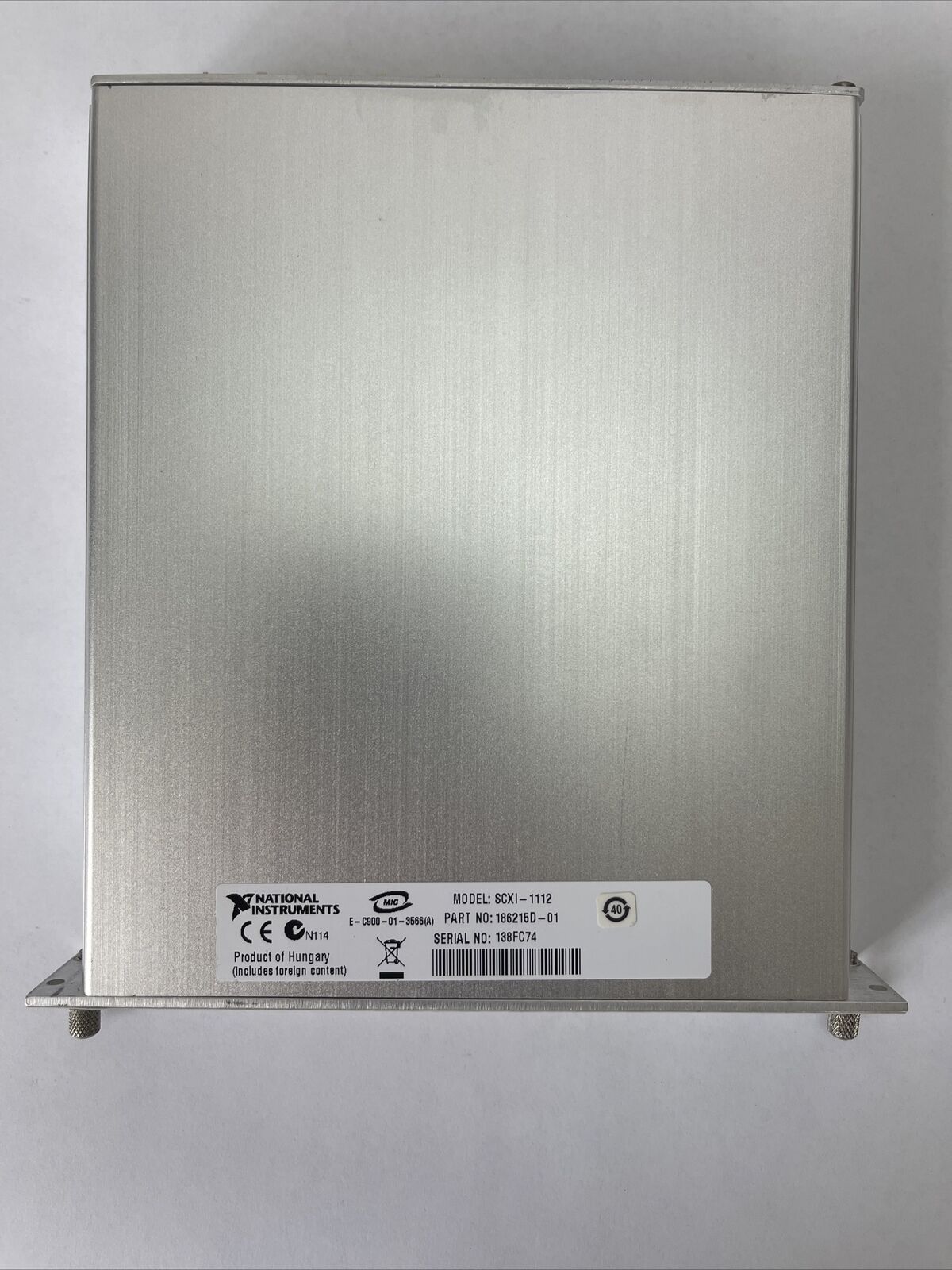 NATIONAL INSTRUMENTS SCXI-1112 8-CHANNEL THEMOCOUPLE AMPLIFIER 42V