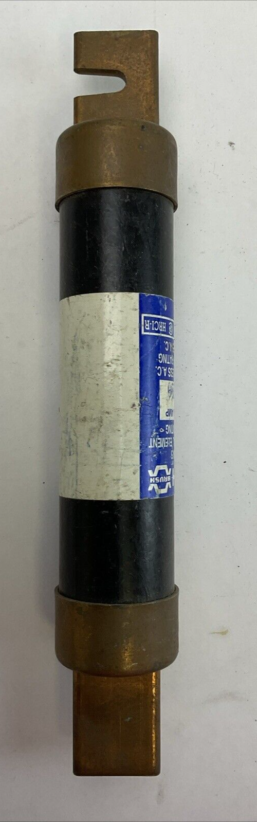 BRUSH ECSR200 DUAL ELEMENT CURRENT LIMITING TIME DELAY FUSE 600VAC 200AMP