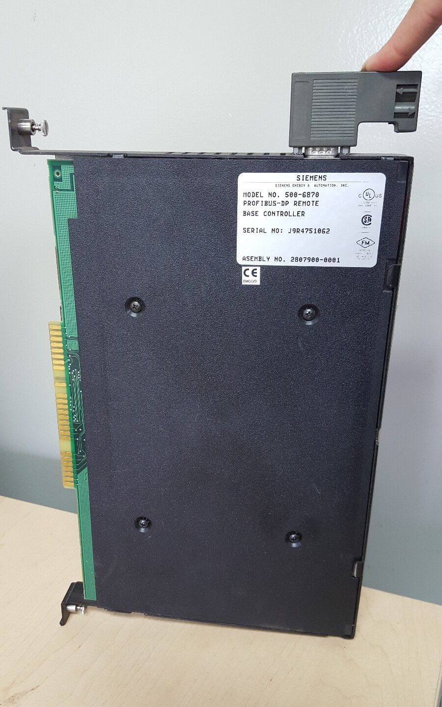 SIEMENS 500-6870 PROFIBUS-DP REMOTE BASE CONTROLLER MODULE 5006870