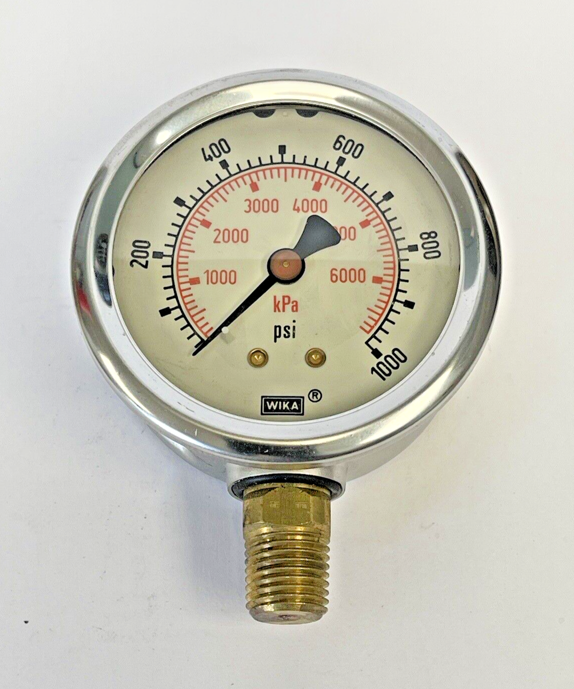 TOPRING - 55.648 - PRESSURE GAUGE - 2.5" DIAMETER, 1/4" LM, 0-1000 PSI