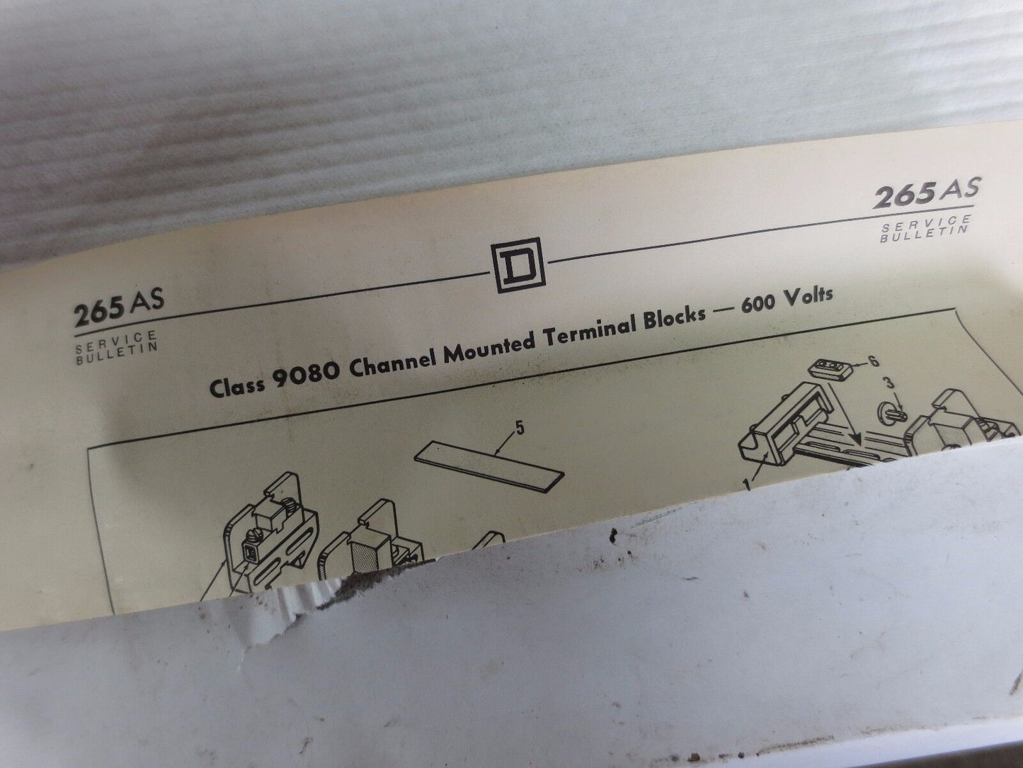 SQUARE D 9080 KC-1 TERMINAL BLOCK SECTIONS 600V - NEW SURPLUS - LOT of 25