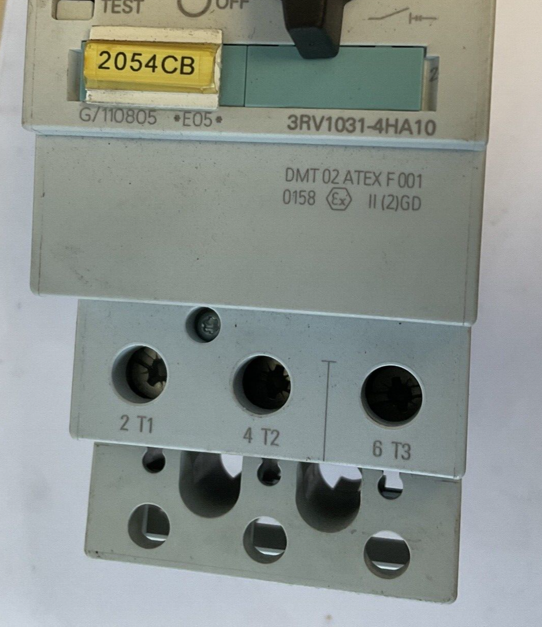 SIEMENS 3RV1031-4HA10 MOTOR STARTER 50/60HZ 600V 40-50A 65KA
