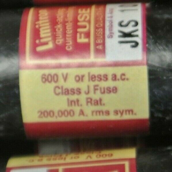LOT of 4 / BUSSMANN JKS10 LIMITRON CLASS J QUICK-ACTING FUSE / NEW SURPLUS