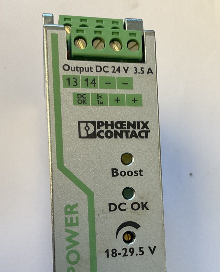 PHOENIX CONTACT QUINT-PS/1AC/24DC/3.5 POWER SUPPLY 240V REV.05