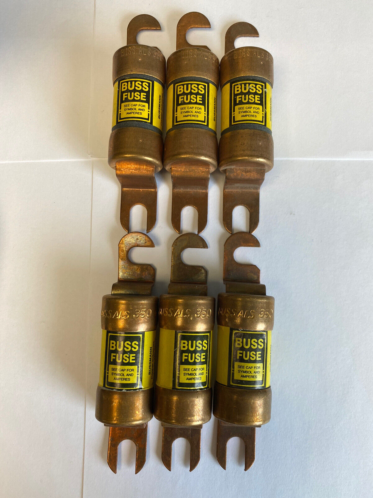 Bussmann ALS-350 350A Fuse "Lot of 6"