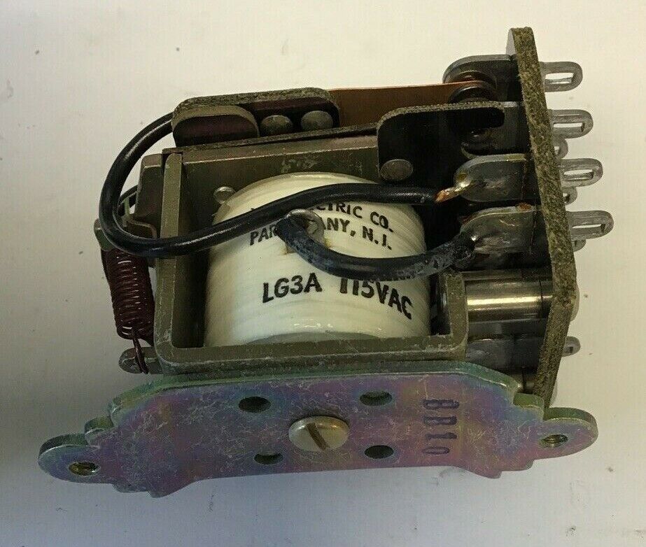 LINE ELECTRIC LG3A RELAY 115VAC 15A 3PDT