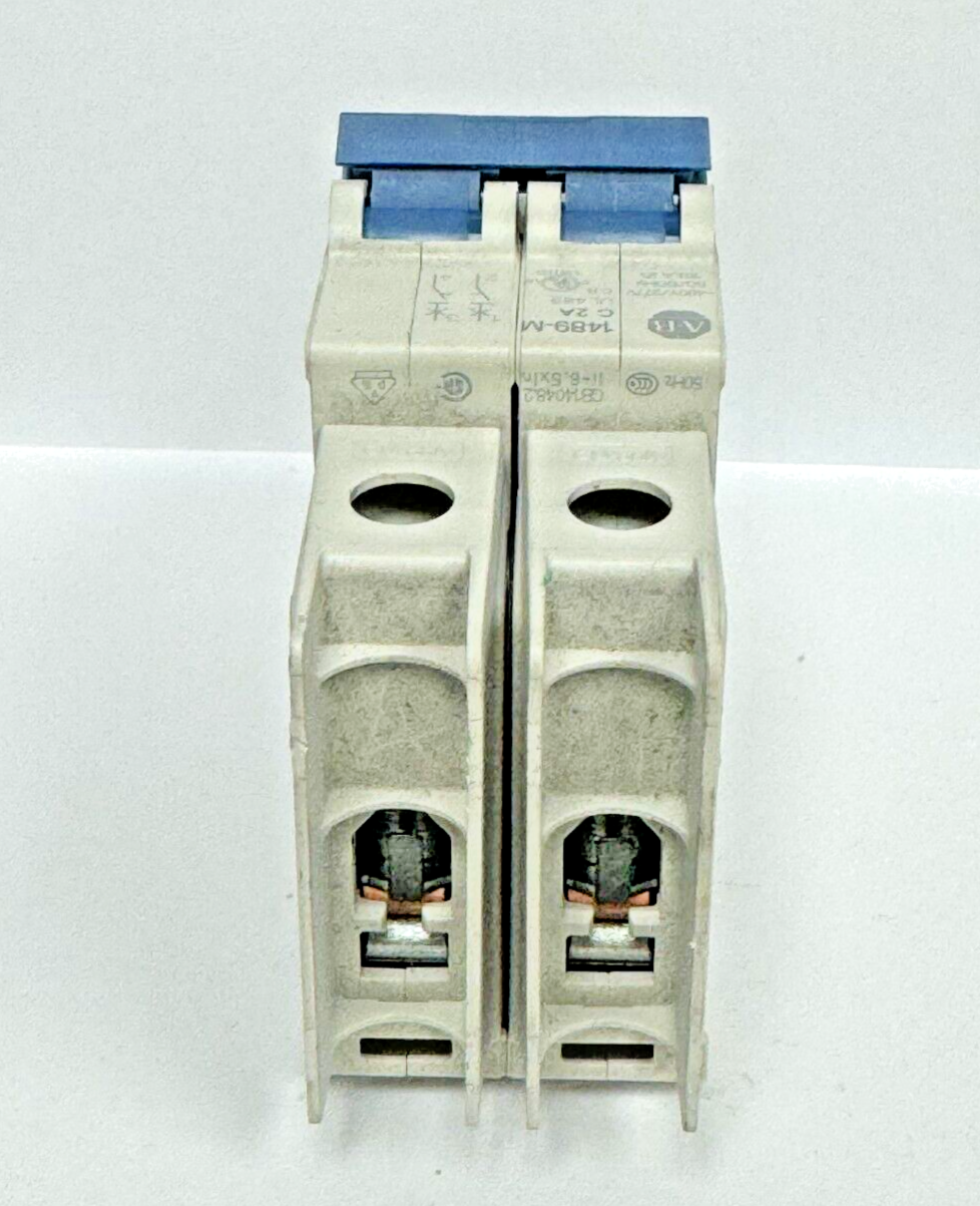 ALLEN-BRADLEY - 1489-M2C020 SER. D - CIRCUIT BREAKER - 2 P, 2 A, 277 V