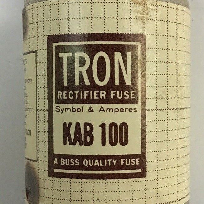 TRON KAB 100 RECTIFIER FUSE 250VAC ****LOTOF10****