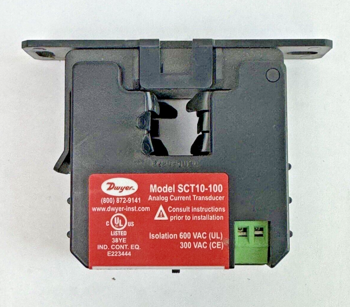 DWYER - SCT10-100 - ANALOG CURRENT TRANSDUCER - 6000VAC, 120/60/30 A, 4-20mA