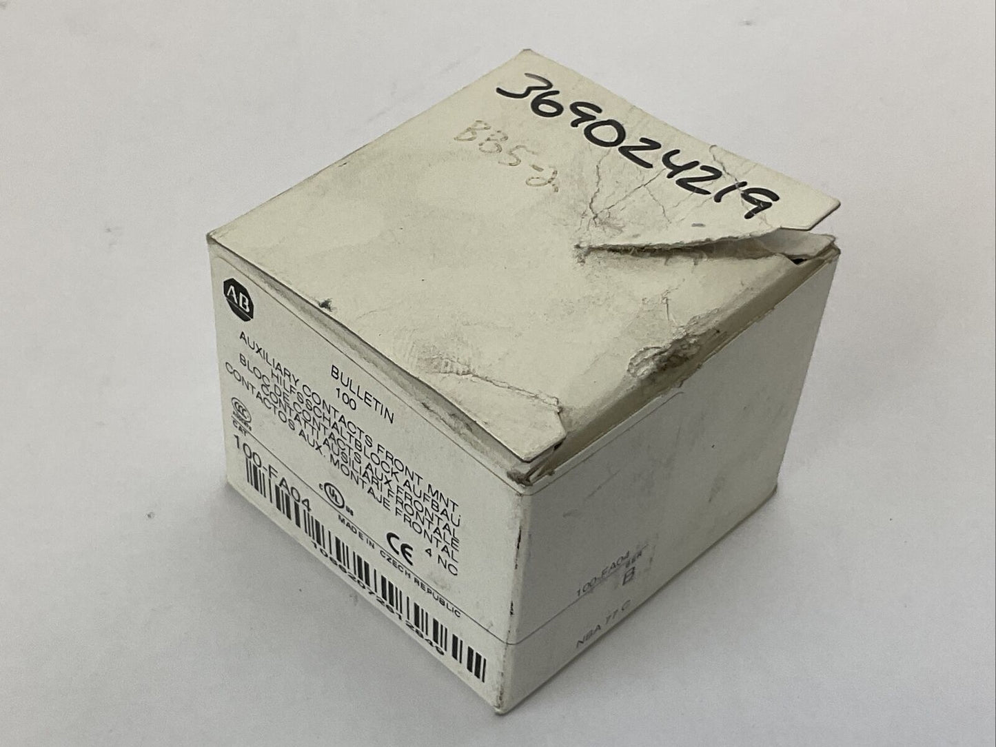 ALLEN BRADLEY 100-FA04 AUXILIARY CONTACTS