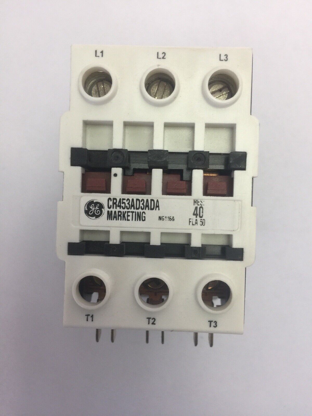 GE CR453AD3ADA CONTACTOR 40 AMPS 3 POLE COIL 110-120V 50/60HZ