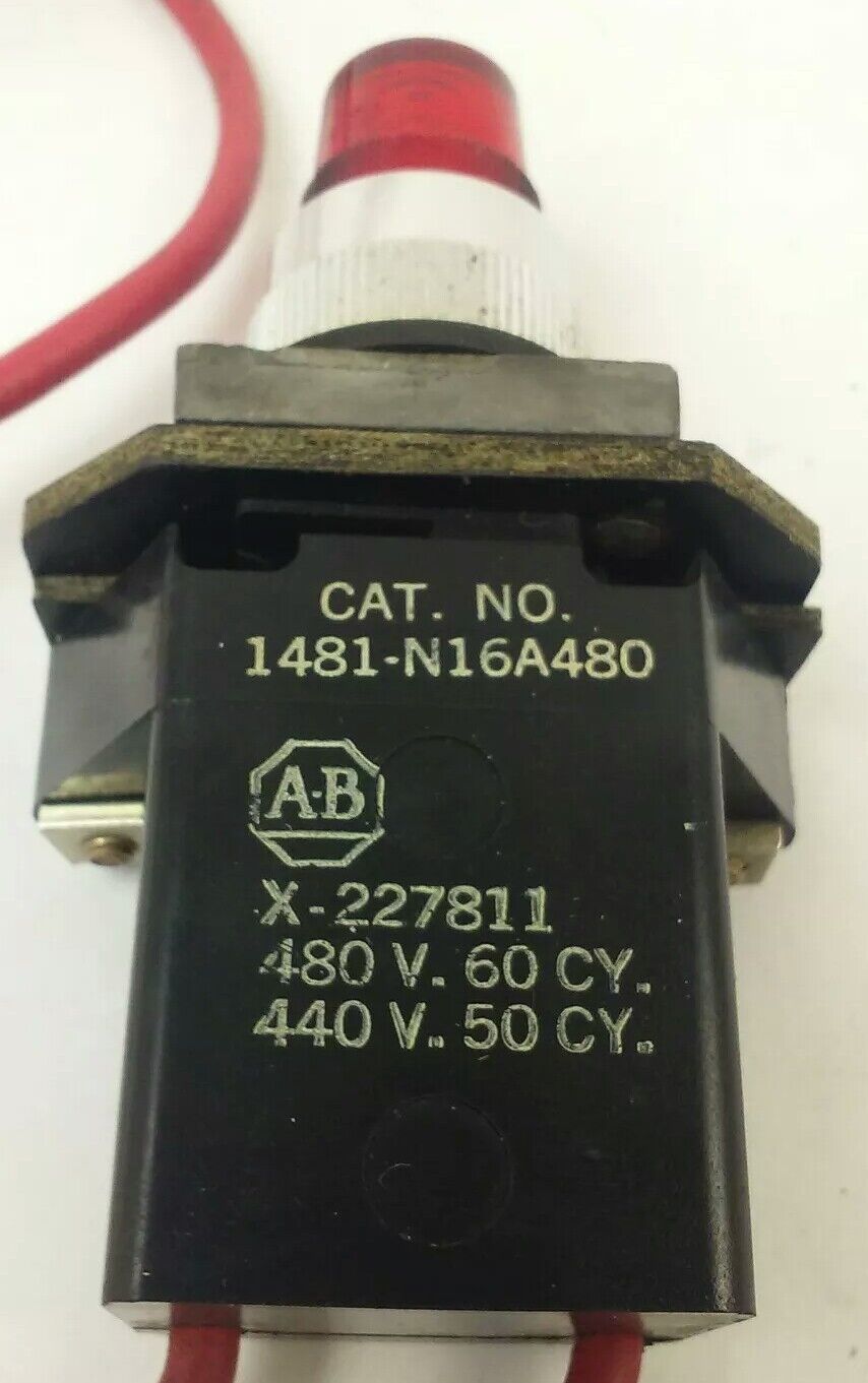 ALLEN BRADLEY 1481-N16A480 SER. L PILOT LIGHT KIT 440/480V-50/60HZ, W/ X-227811