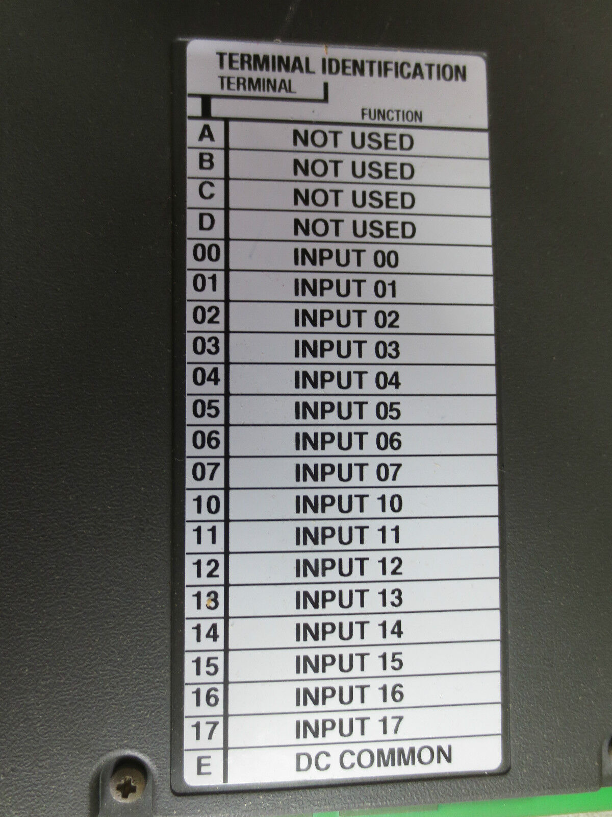 ALLEN-BRADLEY 1771-IBD/B INPUT MODULE 10-30VDC - Rev. G01