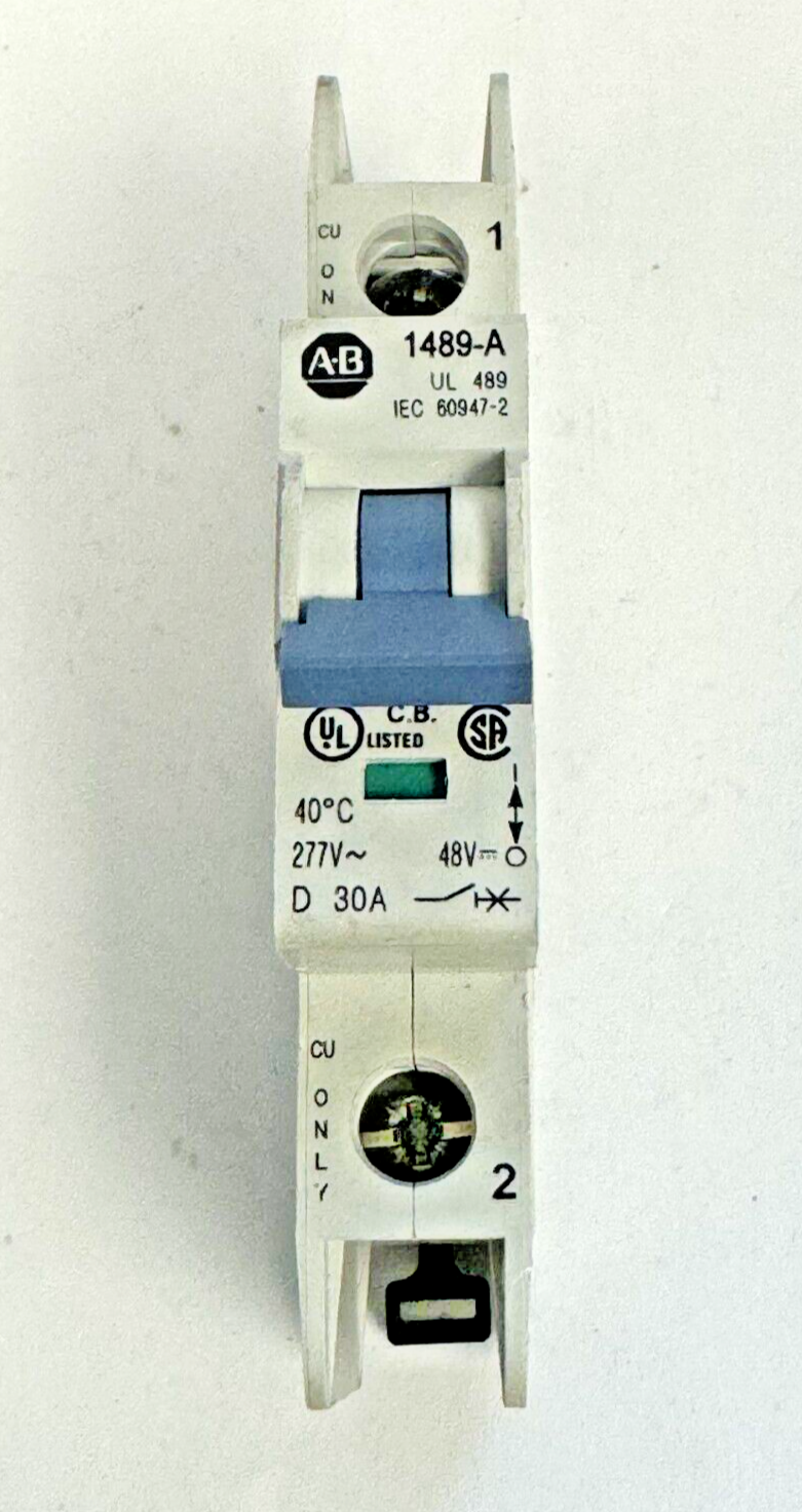 ALLEN-BRADLEY - 1489-A1D300 SER. A - CIRCUIT BREAKER - 1 P, 3 A, 277 V