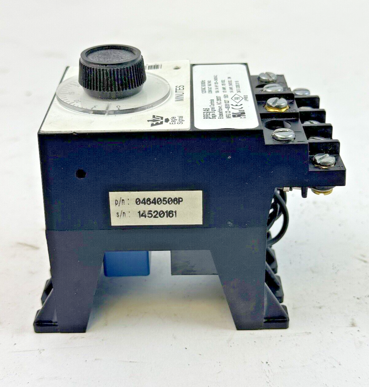 EAGLE SIGNAL - BRE9A6 - ELECTRONIC RESET TIMER - 04640506P - 240VAC, 10A, 1/4 HP