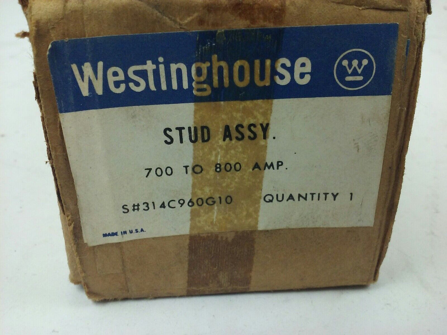WESTINGHOUSE 314C960G10, STUD ASSEMBLY, 700-800AMP, NEW OTHER, 314C960G