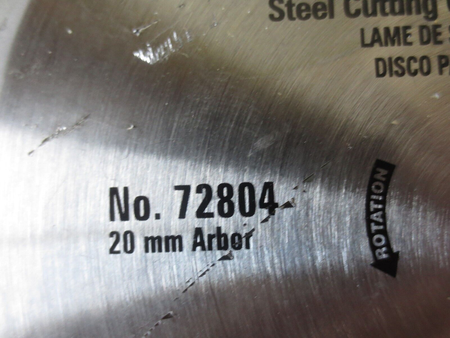 DML 72804 STEEL PRO 38T 7-1/4" CARBIDE TIPPED CIRC SAW BLADE ATB - NEW SURPLUS