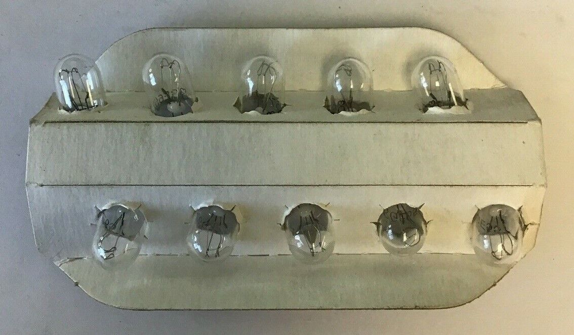 GENERAL ELECTRIC GE657 REPLACEMENT BULBS PACK OF TEN(10)