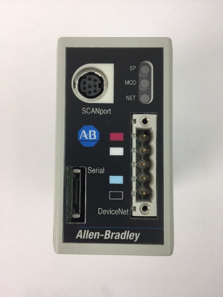 ALLEN BRADLEY 1203-GU6 COMMUNICATION MODULE DEVICENET 24VDC SCANPORT 12VDC