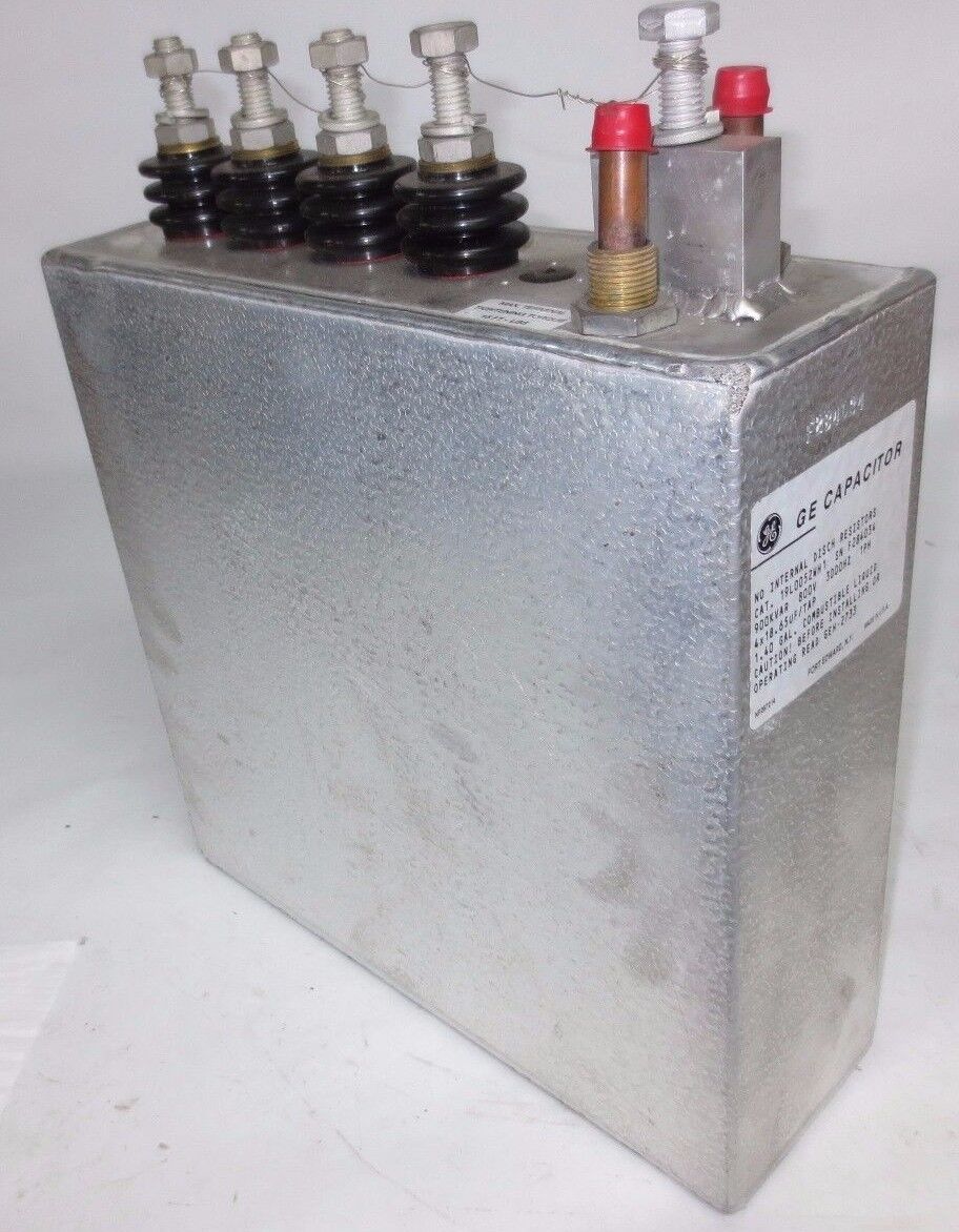 GE 19L0052WH1 CAPACITOR - 900KVAR, 800V, 3000Hz, 4x18uF/TAP