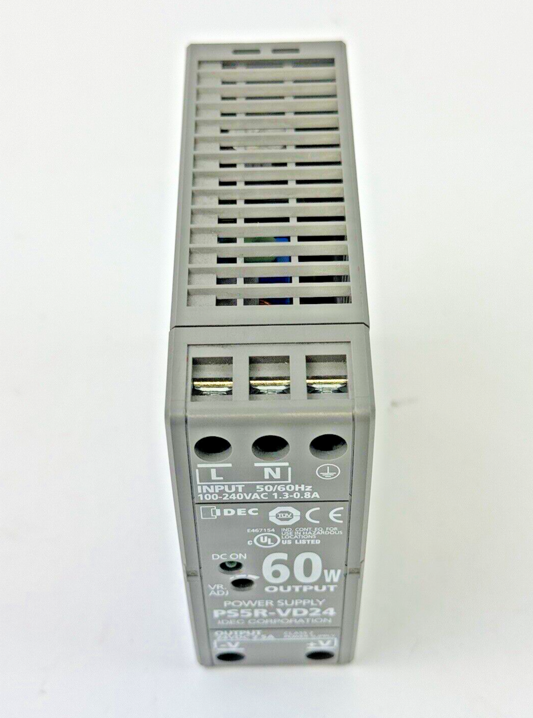 IDEC CORPORATION - PS5R-VD24 - SWITCHING POWER SUPPLY -60W OUTPUT, 24 VDC, 2.5A
