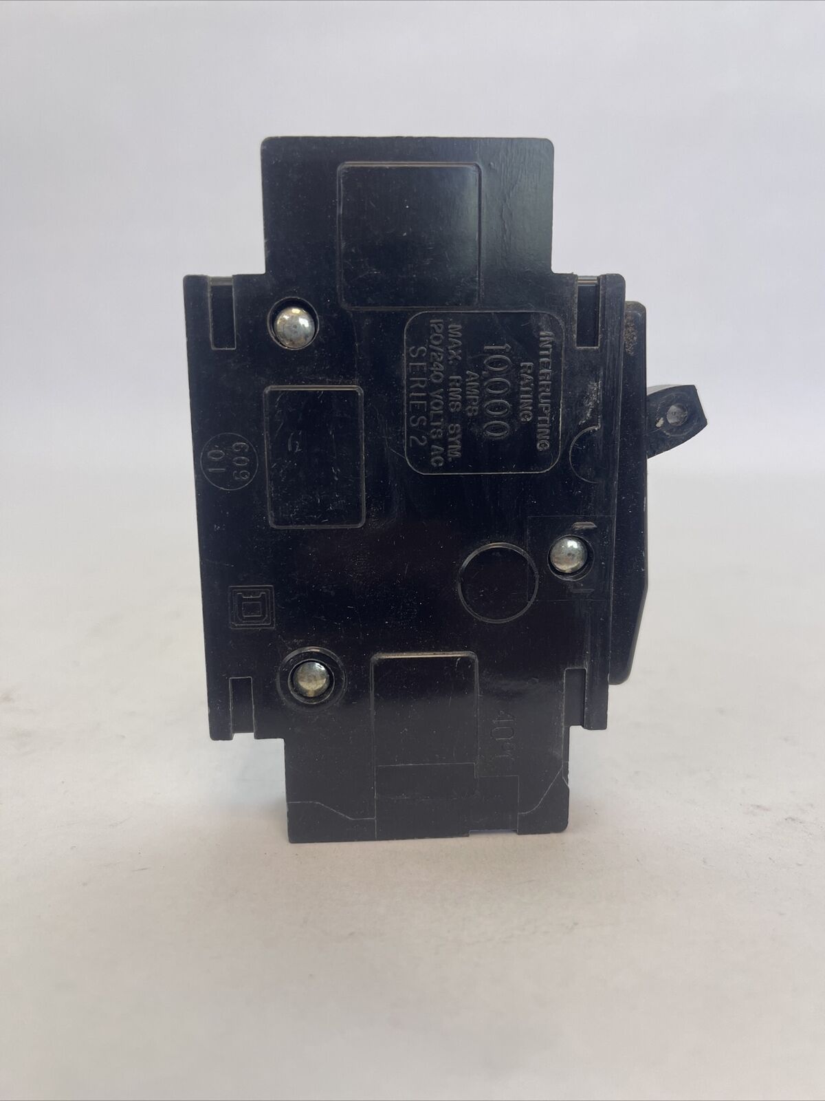 SQUARE D QOU120 CIRCUIT BREAKER W/ VISI-TRIP INDICATOR 20A 120/240VAC 1P SER 2