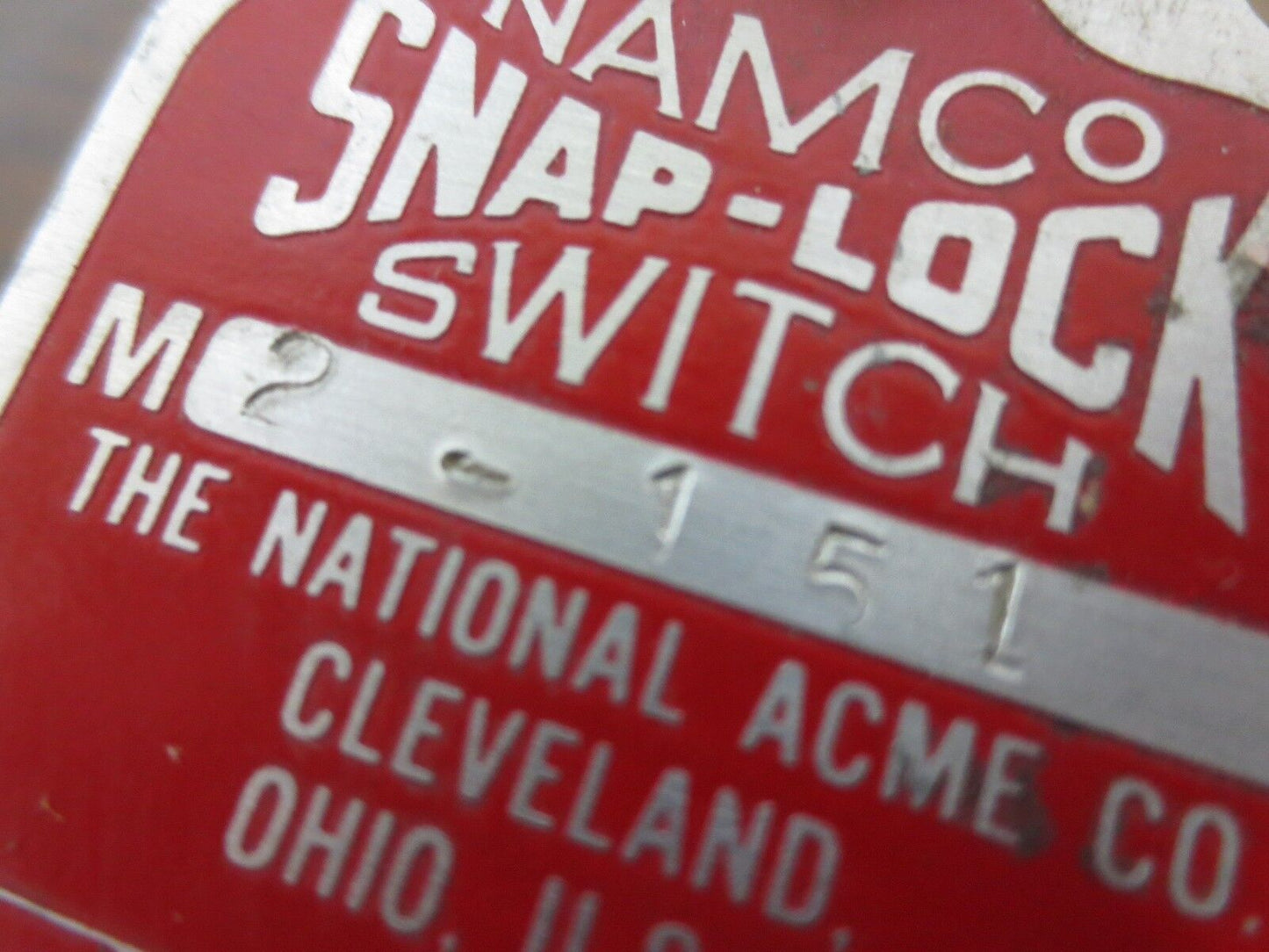 NAMCO M2-151 SNAP-LOCK LIMIT SWITCH - NEW SURPLUS / OLD STOCK